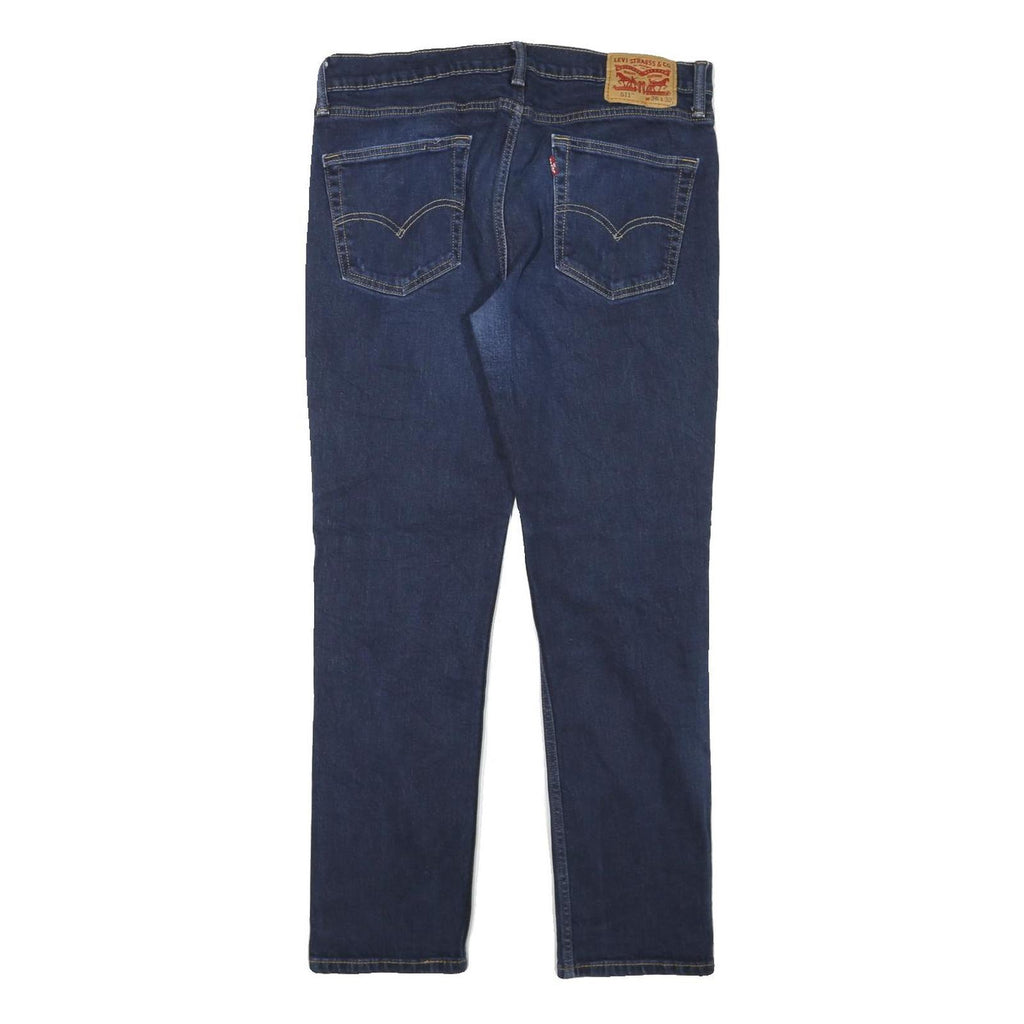 LEVI'S Mens Slim Blue Denim Jeans W32 L29 Zip Closure Classic Style