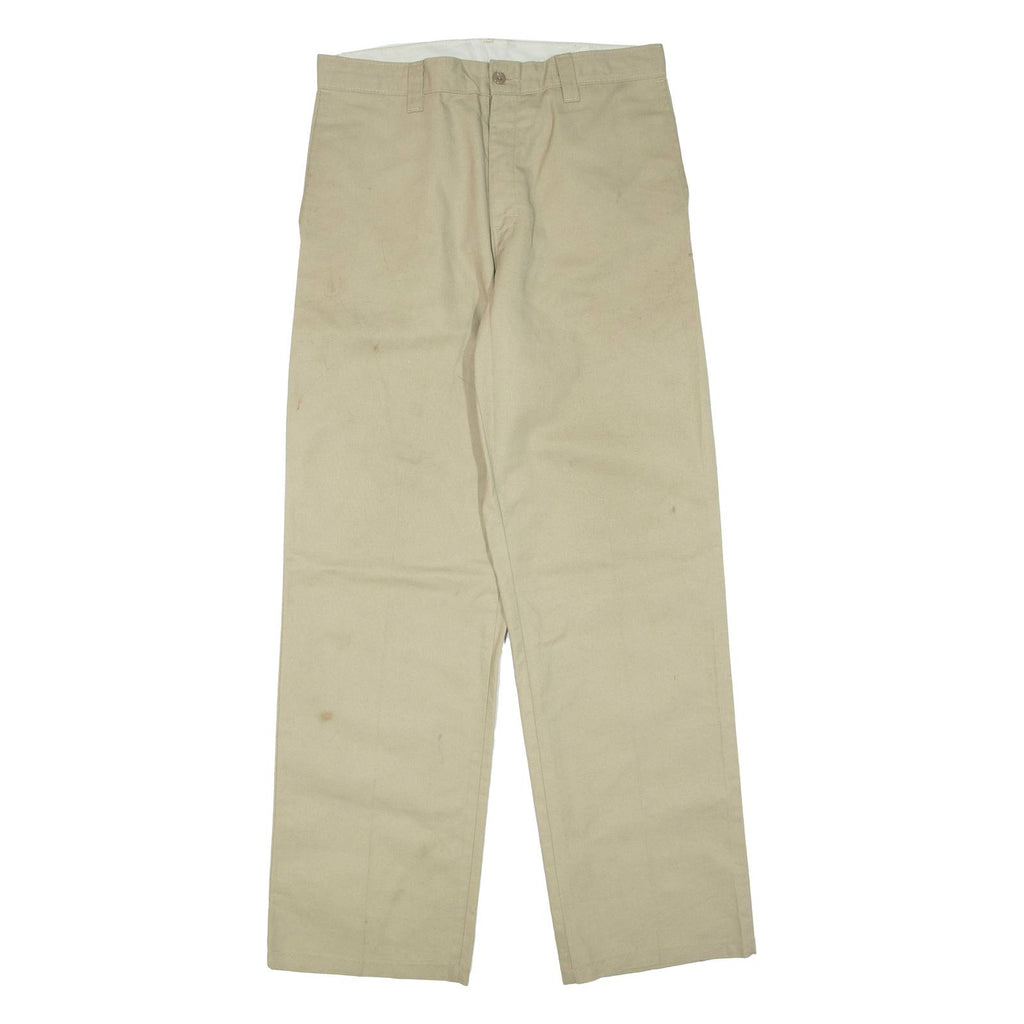 DICKIES Mens Trousers Beige Regular Straight W30 L32