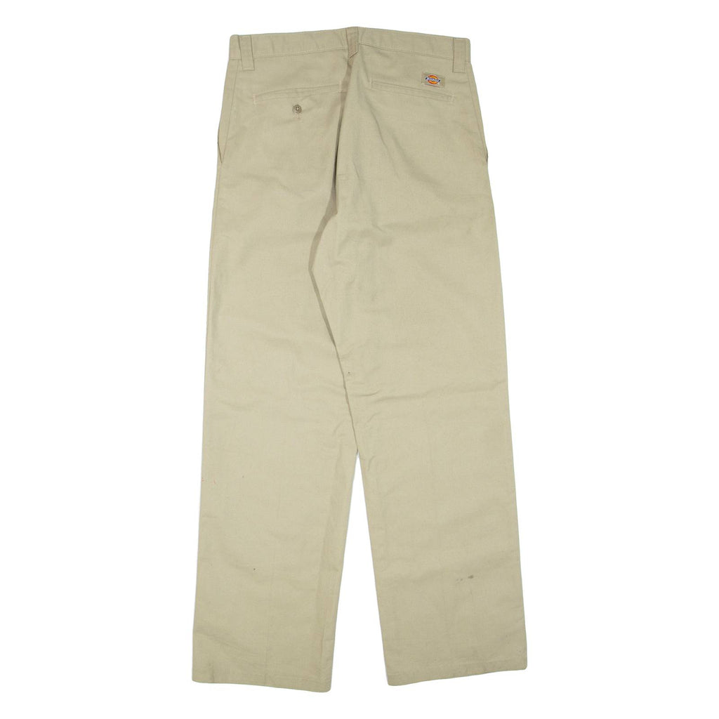 DICKIES Mens Trousers Beige Regular Straight W30 L32