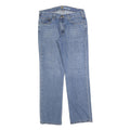 CARHARTT Mens Jeans Blue Relaxed Straight Denim Medium W36 L34 Zip Closure