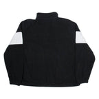 FILA Womens Fleece Black 1/4 Zip Tight Knit 2XL