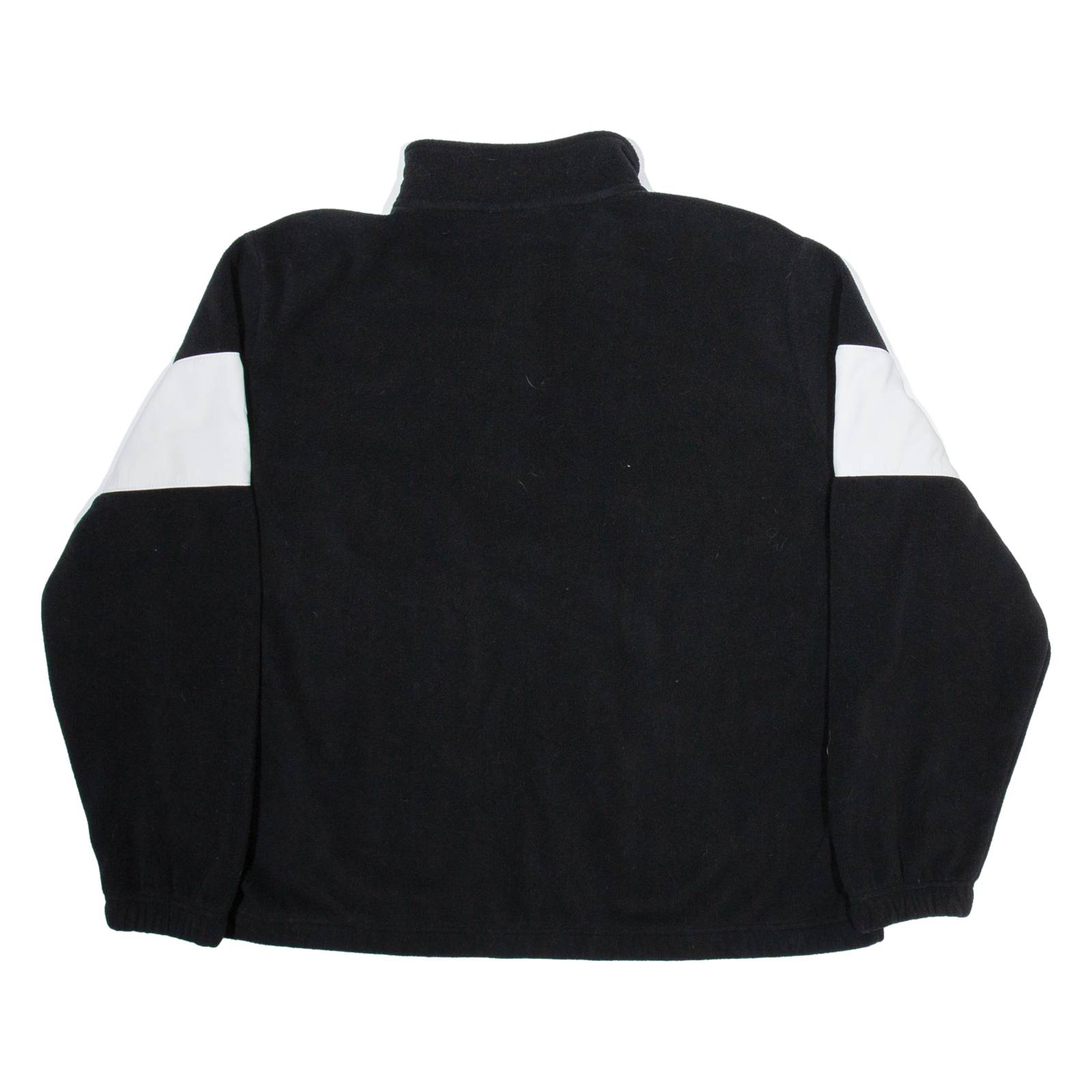 FILA Womens Fleece Black 1/4 Zip Tight Knit 2XL