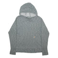 CARHARTT Womens Grey Pullover Hoodie M Casual Cotton Blend Soft Fit