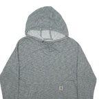 CARHARTT Womens Grey Pullover Hoodie M Casual Cotton Blend Soft Fit