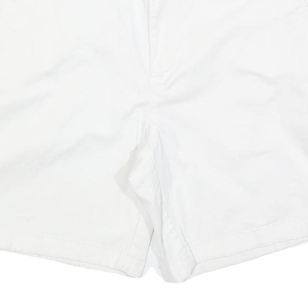 NAUTICA Mens Shorts White Casual Plain M W34 Lightweight Cotton Blend