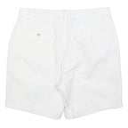 NAUTICA Mens Shorts White Casual Plain M W34 Lightweight Cotton Blend