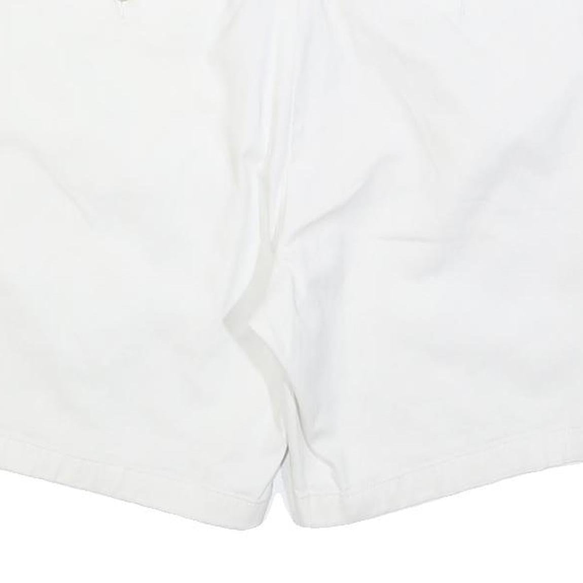 NAUTICA Mens Shorts White Casual Plain M W34 Lightweight Cotton Blend