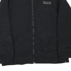 LEE Mens Black Jacket XL Polyester Blend Zip Plain Casual Lightweight Outerwear