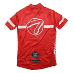 THÖMUS Mens Red Cycling T-Shirt L Short Sleeve Crew Neck Polyester Sports