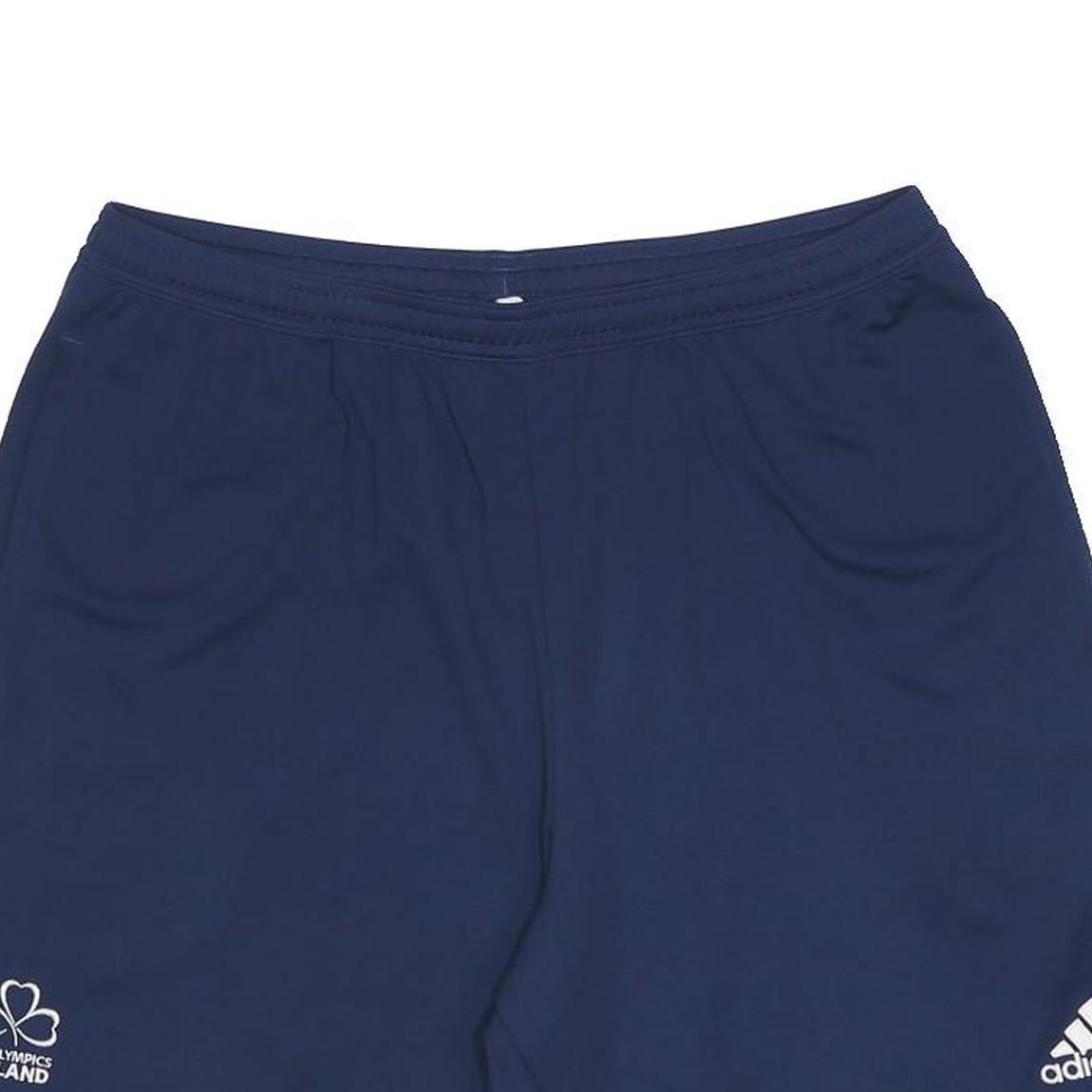 ADIDAS Mens Navy Blue Casual Sports Shorts XL W31 Paralympics Ireland Logo