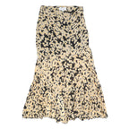& OTHER STORIES Womens Black & Yellow Floral Midi Viscose Flare Skirt S Elegant