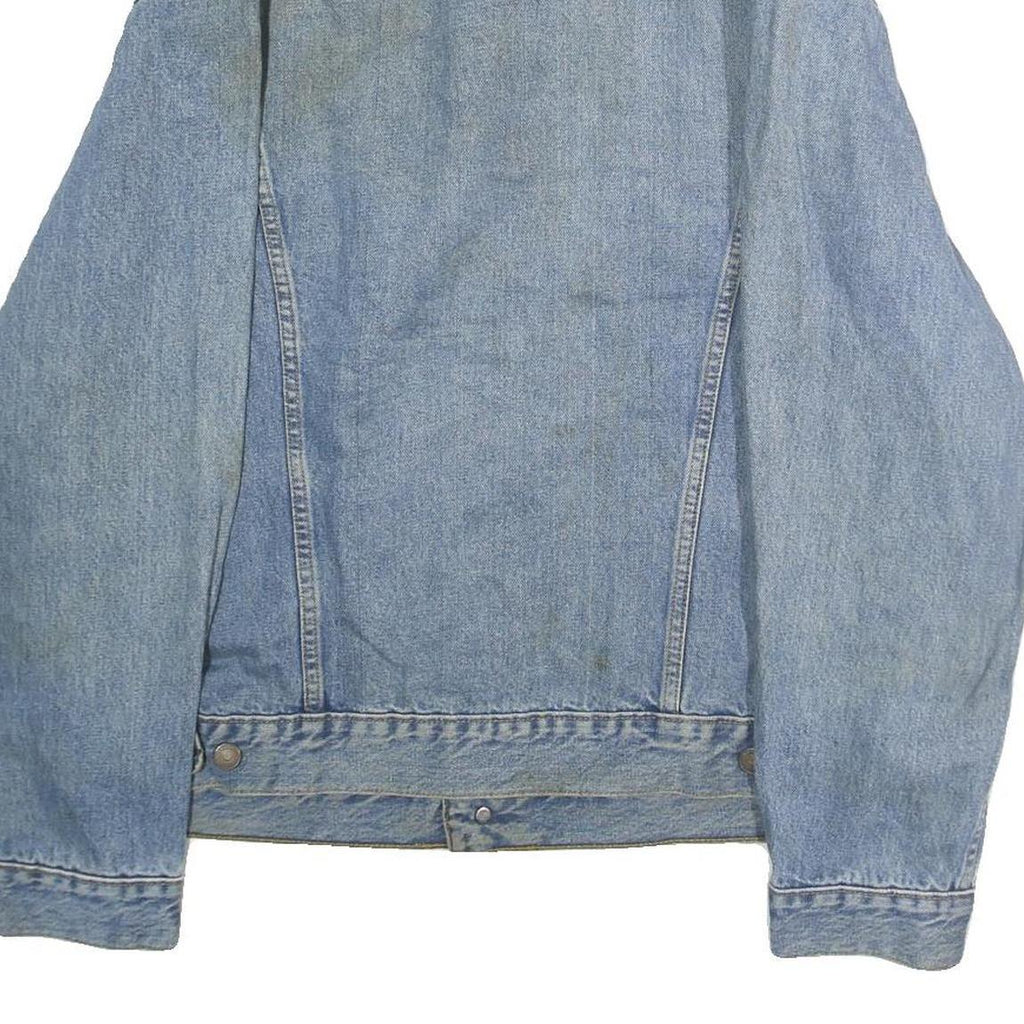 LEVI'S Mens Blue Denim Jacket XL Cotton Classic Button Closure Casual Wear