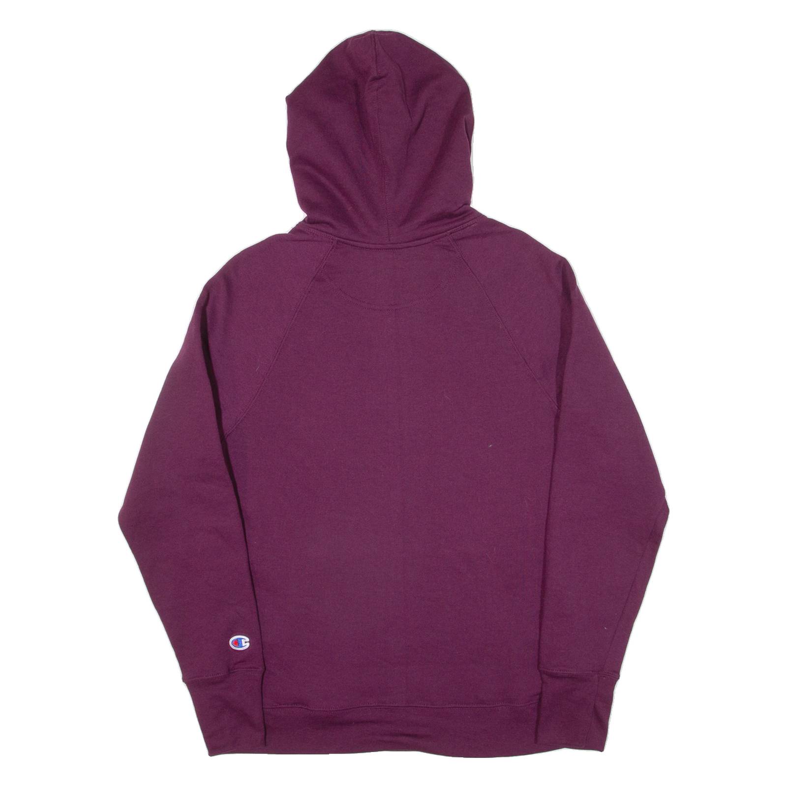 CHAMPION Womens Purple Hoodie M