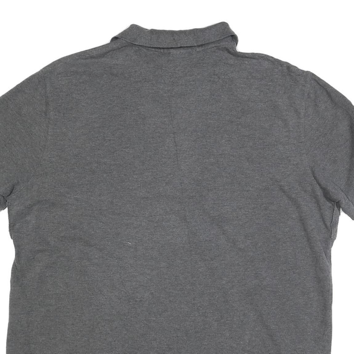 POLO RALPH LAUREN Mens Grey Cotton Blend Short Sleeve Polo Shirt XL Large