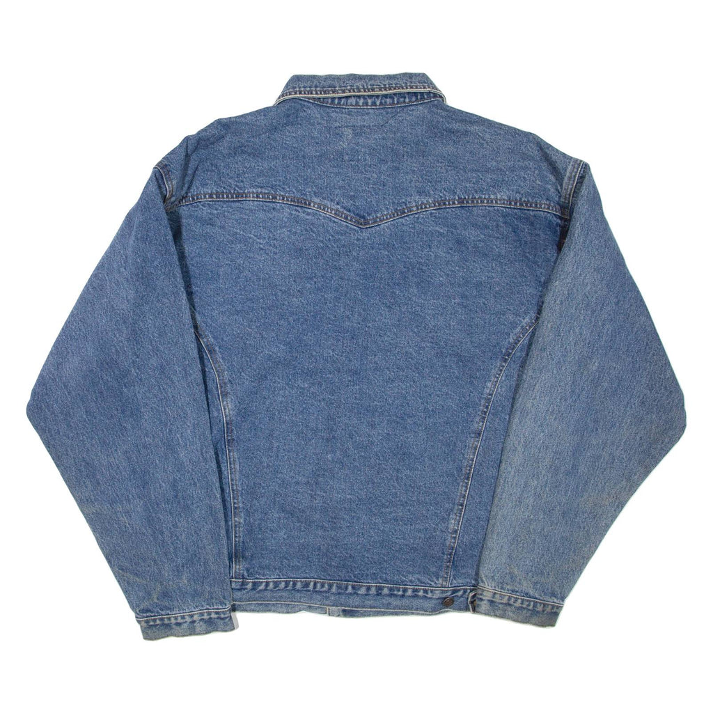 MARYK & CO Mens Denim Jacket Blue L