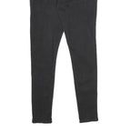 LEVI'S 710 Super Skinny Womens Jeans Black Slim Skinny Denim W29 L28 Zip Closure