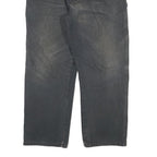 DICKIES Mens Regular Black Denim Classic Jeans W40 L29 Workwear Utility