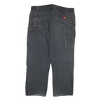 DICKIES Mens Regular Black Denim Classic Jeans W40 L29 Workwear Utility