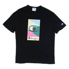 CHAMPION Mens T-Shirt Black M