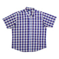 WRANGLER Mens Shirt Blue Check L