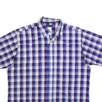 WRANGLER Mens Shirt Blue Check L