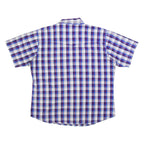 WRANGLER Mens Shirt Blue Check L