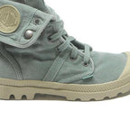 PALLADIUM Pampa Hi Womens Ankle Lace-Up Boots Blue Canvas UK 5.5 Casual Outdoor