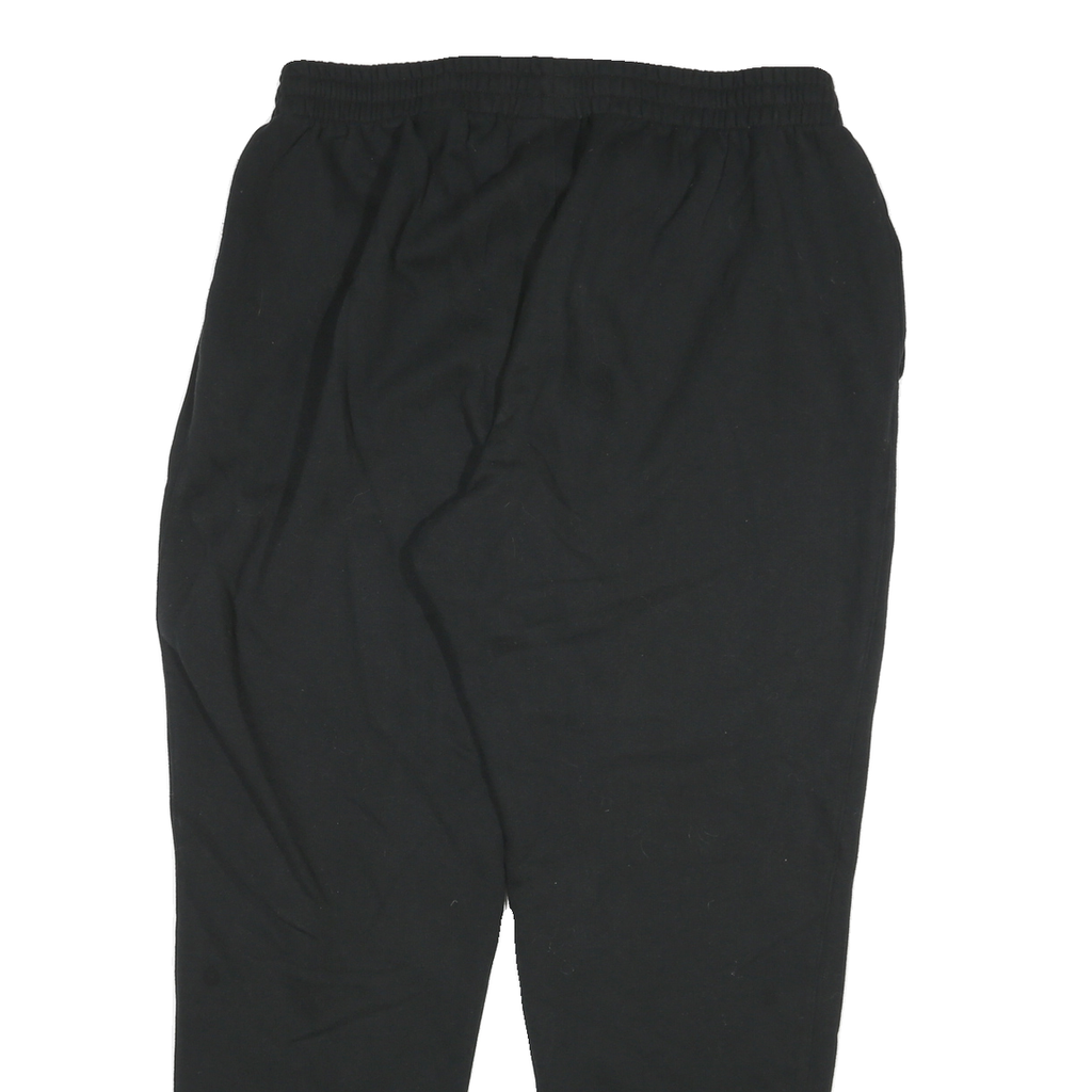 CHAMPION Mens Joggers Black XL W32 L30 Cotton Blend Regular Tapered Comfortable