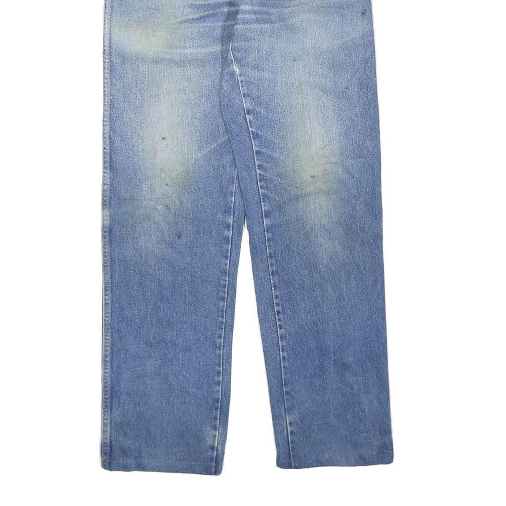 DICKIES Mens Regular Fit Denim Jeans Light Blue W32 L32 Classic Cotton Blend Zip