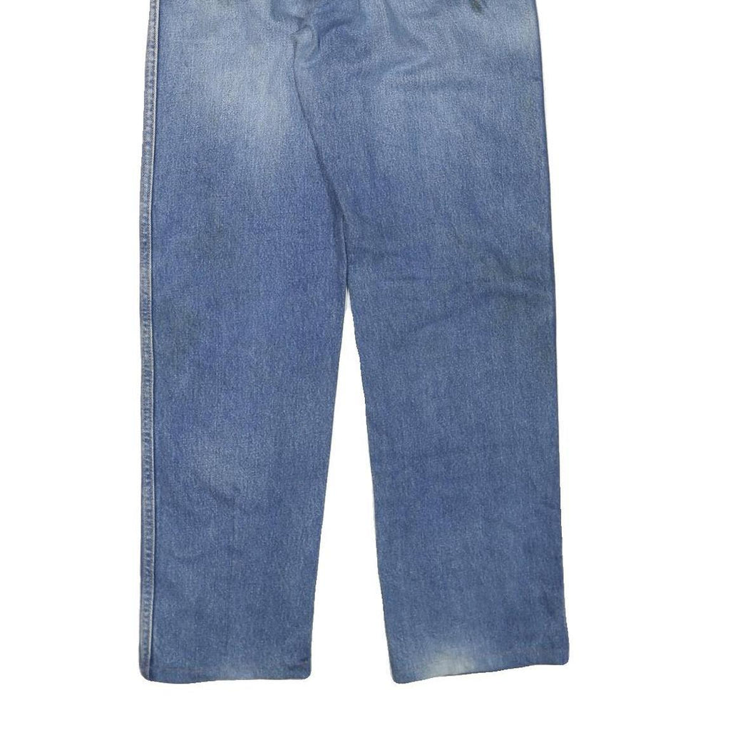 DICKIES Mens Regular Fit Denim Jeans Light Blue W32 L32 Classic Cotton Blend Zip