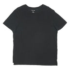 LACOSTE Mens Black Classic T-Shirt XL Short Sleeve Crew Neck Plain Cotton Blend