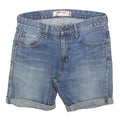 LEVI'S Mens Denim Blue Boot Cut Shorts M W32 Classic Cotton Blend