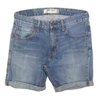 LEVI'S Mens Denim Blue Boot Cut Shorts M W32 Classic Cotton Blend