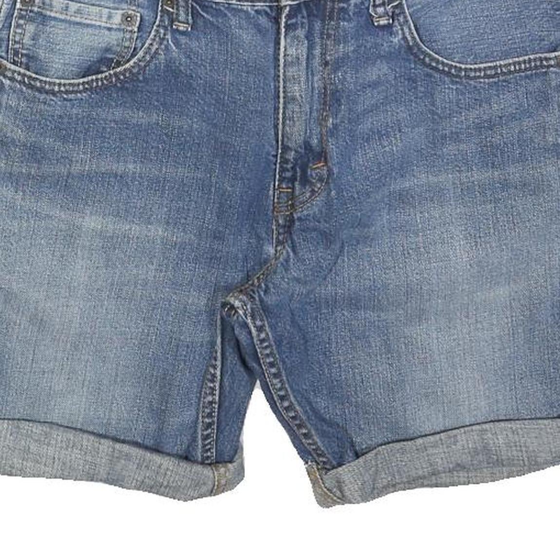 LEVI'S Mens Denim Blue Boot Cut Shorts M W32 Classic Cotton Blend