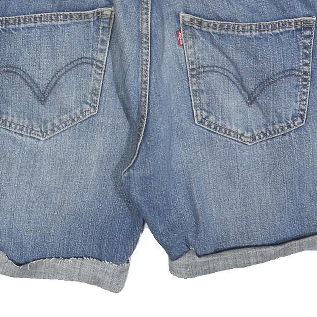 LEVI'S Mens Denim Blue Boot Cut Shorts M W32 Classic Cotton Blend