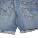 LEVI'S Mens Denim Blue Boot Cut Shorts M W32 Classic Cotton Blend