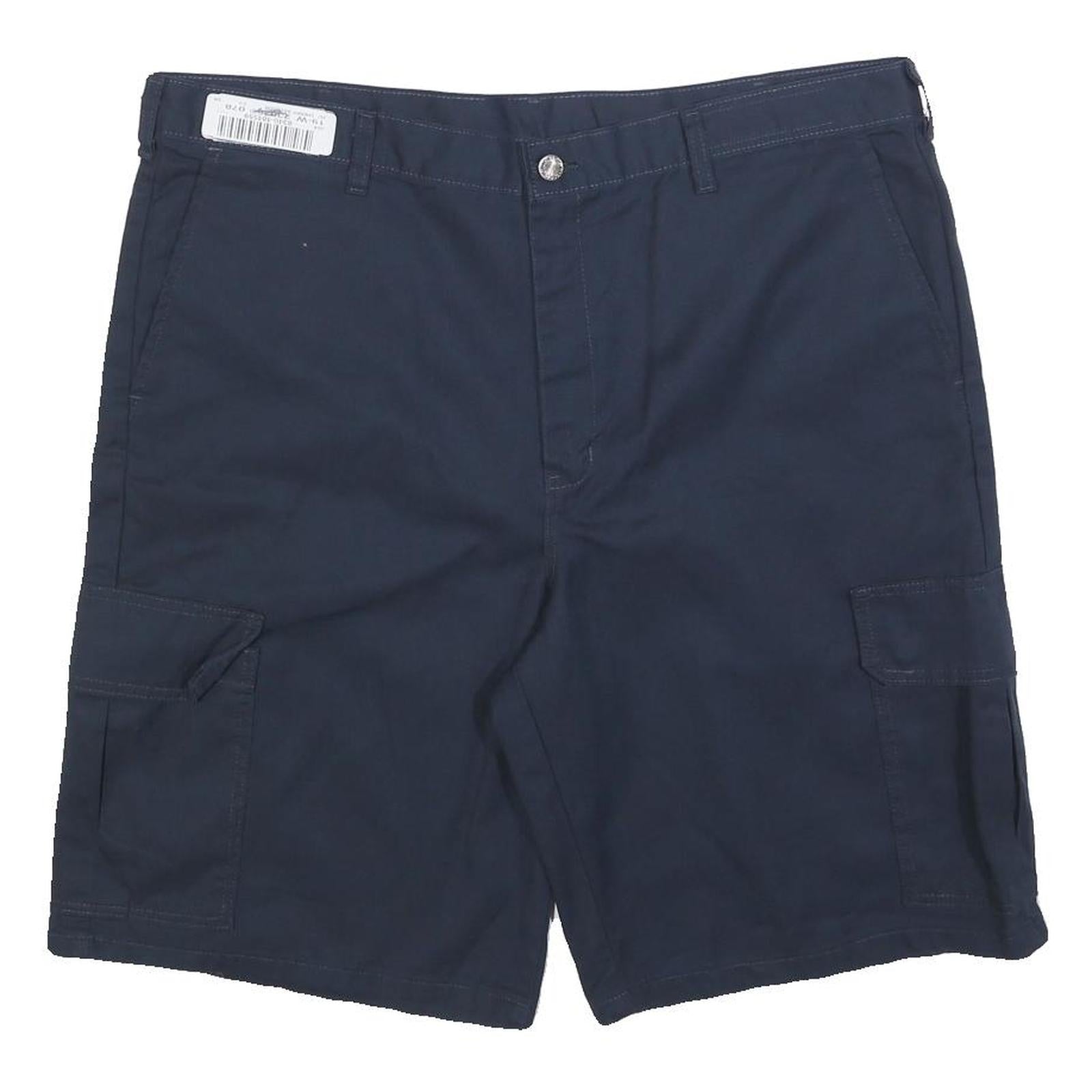DICKIES Mens Shorts Navy Blue Cargo XL W38 Durable Cotton Blend Workwear