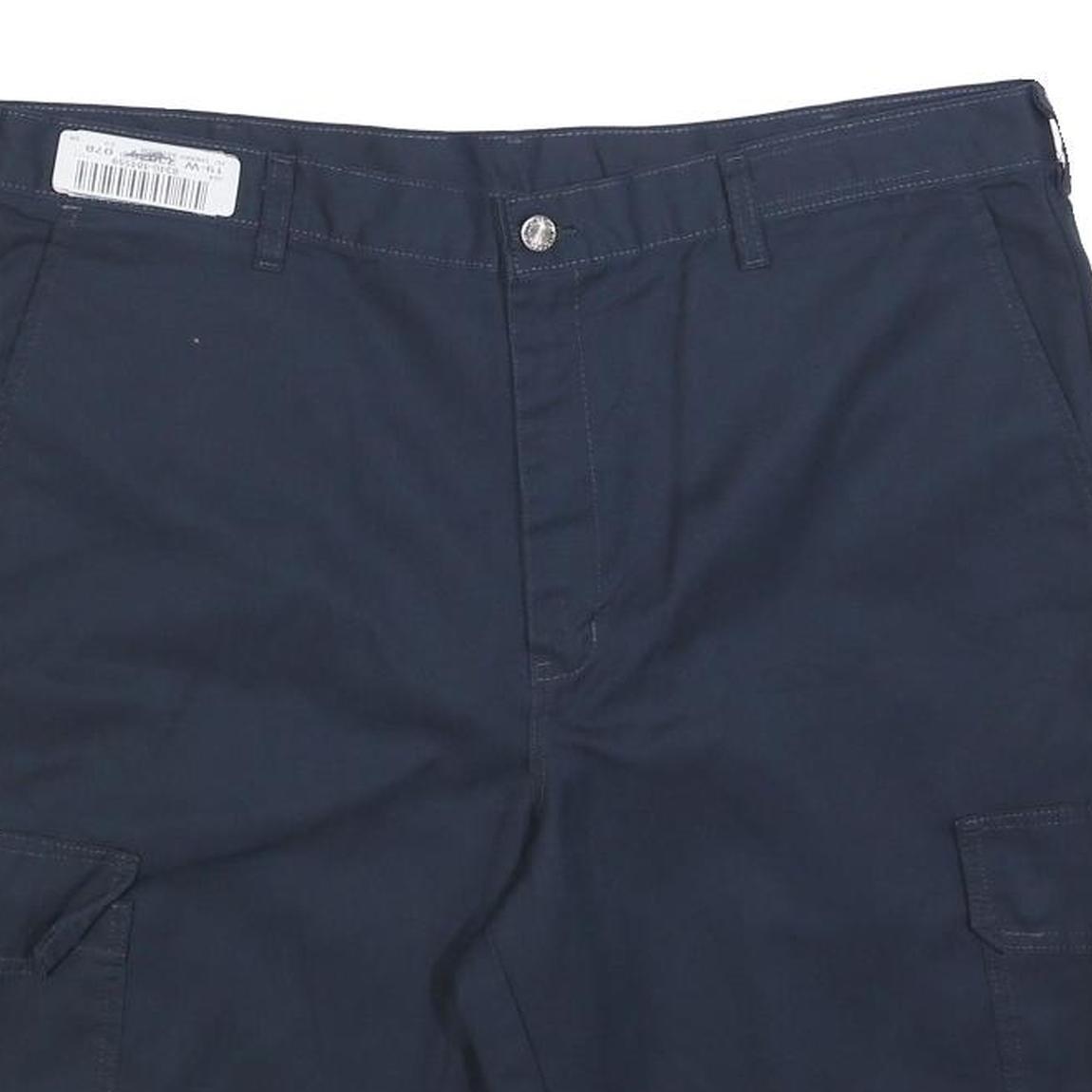 DICKIES Mens Shorts Navy Blue Cargo XL W38 Durable Cotton Blend Workwear