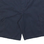 DICKIES Mens Shorts Navy Blue Cargo XL W38 Durable Cotton Blend Workwear