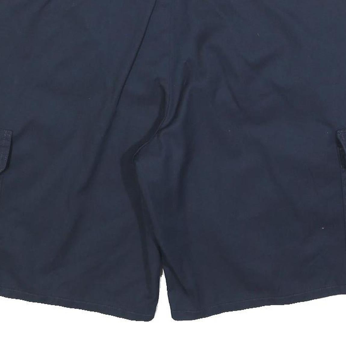 DICKIES Mens Shorts Navy Blue Cargo XL W38 Durable Cotton Blend Workwear