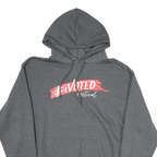 CHAMPION Mens Grey #iVoted Festival Pullover Hoodie L Cotton Blend Casual