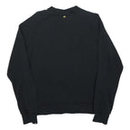 NIKE Womens Black Nike F.C. Crew Neck M Sweatshirt Cotton Blend Pullover