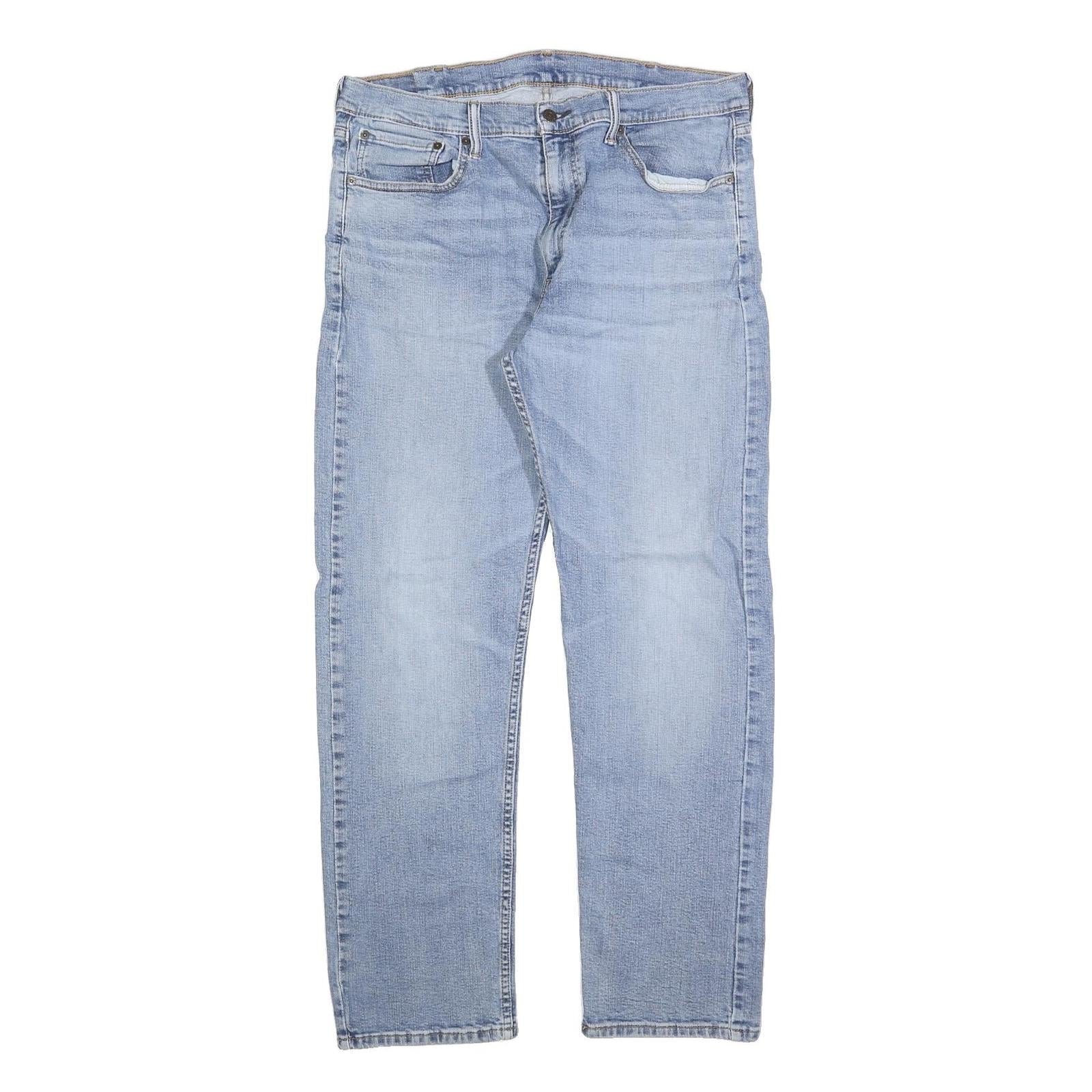 LEVI'S 505 Mens Jeans Blue Regular Straight Denim Medium W38 L32 Classic Fit Zip