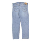 LEVI'S 505 Mens Jeans Blue Regular Straight Denim Medium W38 L32 Classic Fit Zip