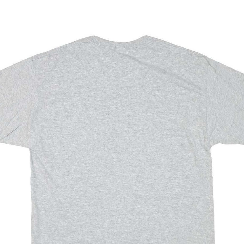 CHAMPION Mens Grey UW-Stevens Point Pointers Graphic T-Shirt L Short Sleeve Crew