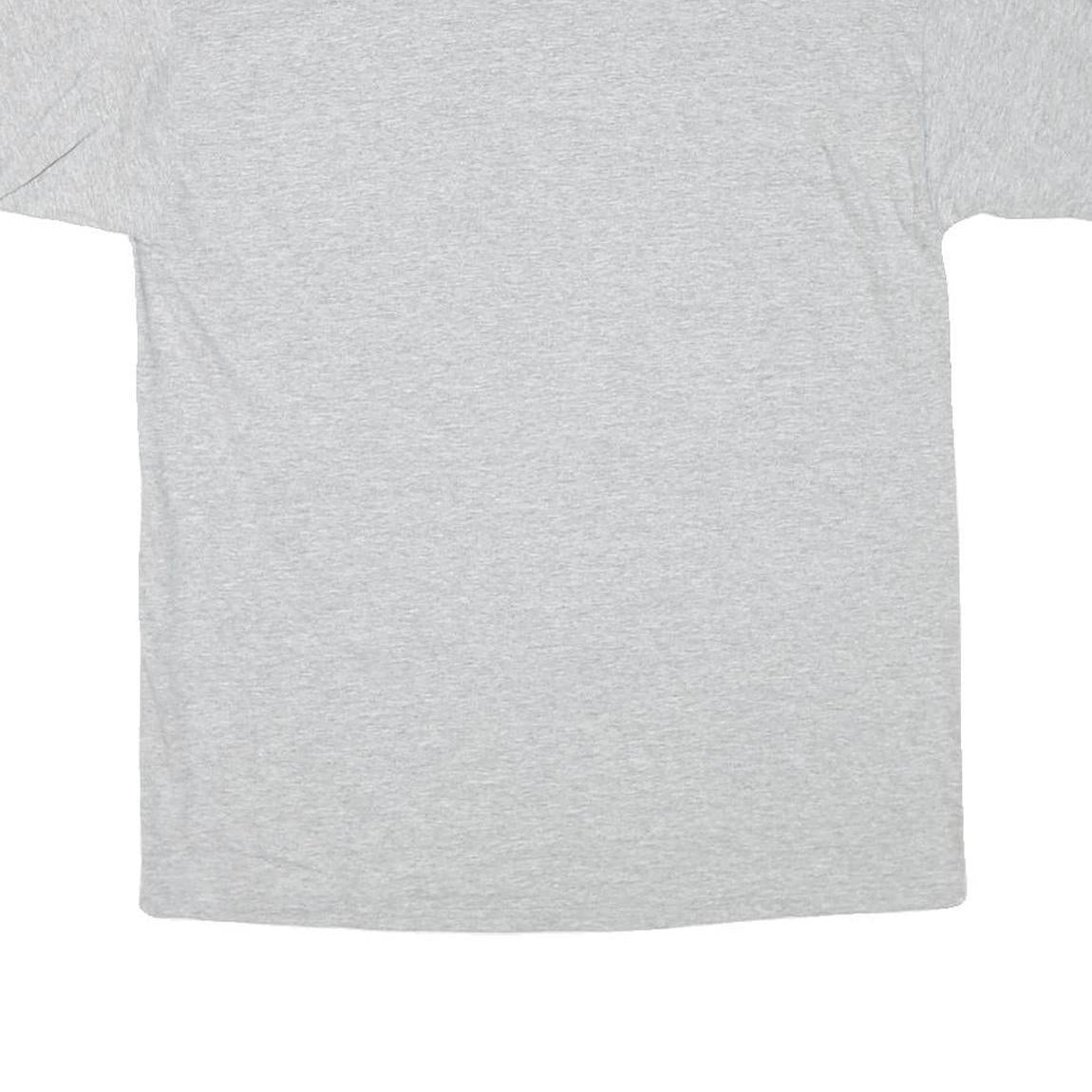 CHAMPION Mens Grey UW-Stevens Point Pointers Graphic T-Shirt L Short Sleeve Crew