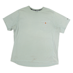 CARHARTT Womens Light Green T-Shirt XL Short Sleeve Crew Neck Casual Cotton