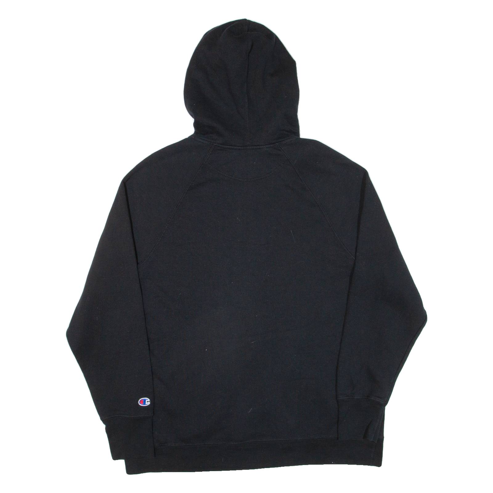 CHAMPION Womens Black Hoodie 2XL