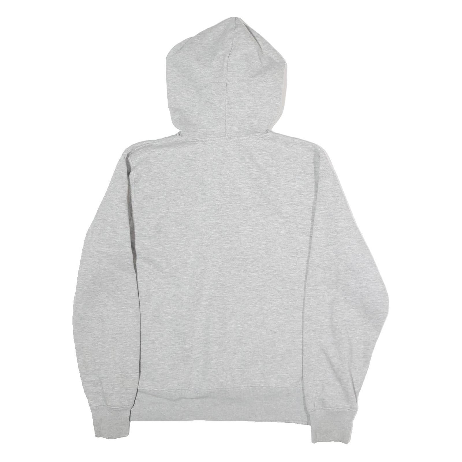 LEVI'S Womens Grey Pullover L Cotton Hooded Half Zip Hoodie Casual