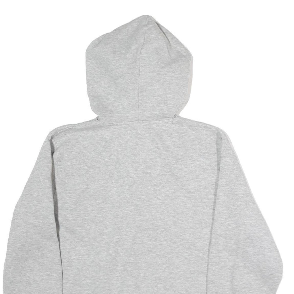 LEVI'S Womens Grey Pullover L Cotton Hooded Half Zip Hoodie Casual